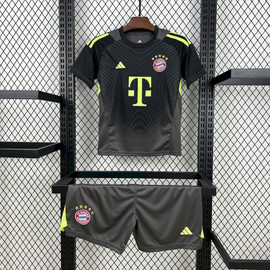 Kids Bayern Munich 2025/26 Black Goal Keeper