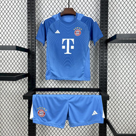 Kids Bayern Munich 2025/26 Blue Goal Keeper