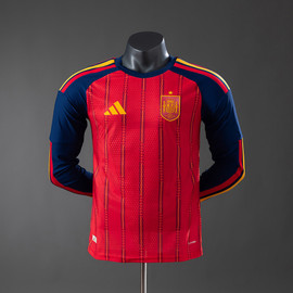 Spain Home 2026 World Cup Player Version Long Sleeve