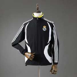 Real Madrid Retro Windbreaker Black