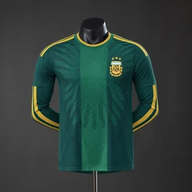 Argentina M10 Jersey Player Version Long Sleeve GK
