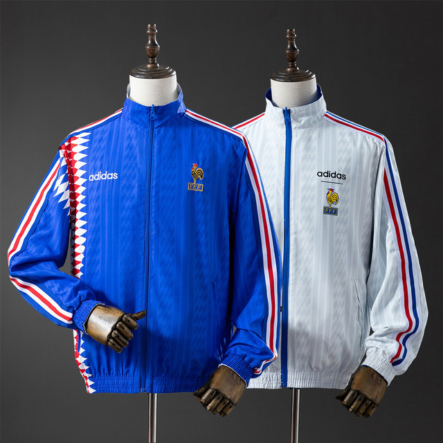 France Retro Reversible Windbreaker