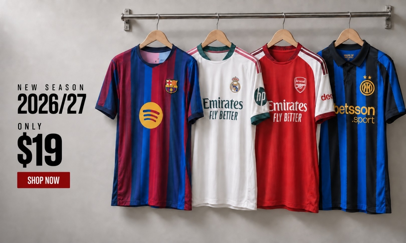 Shop the 2026/27 jersey collection — only $19