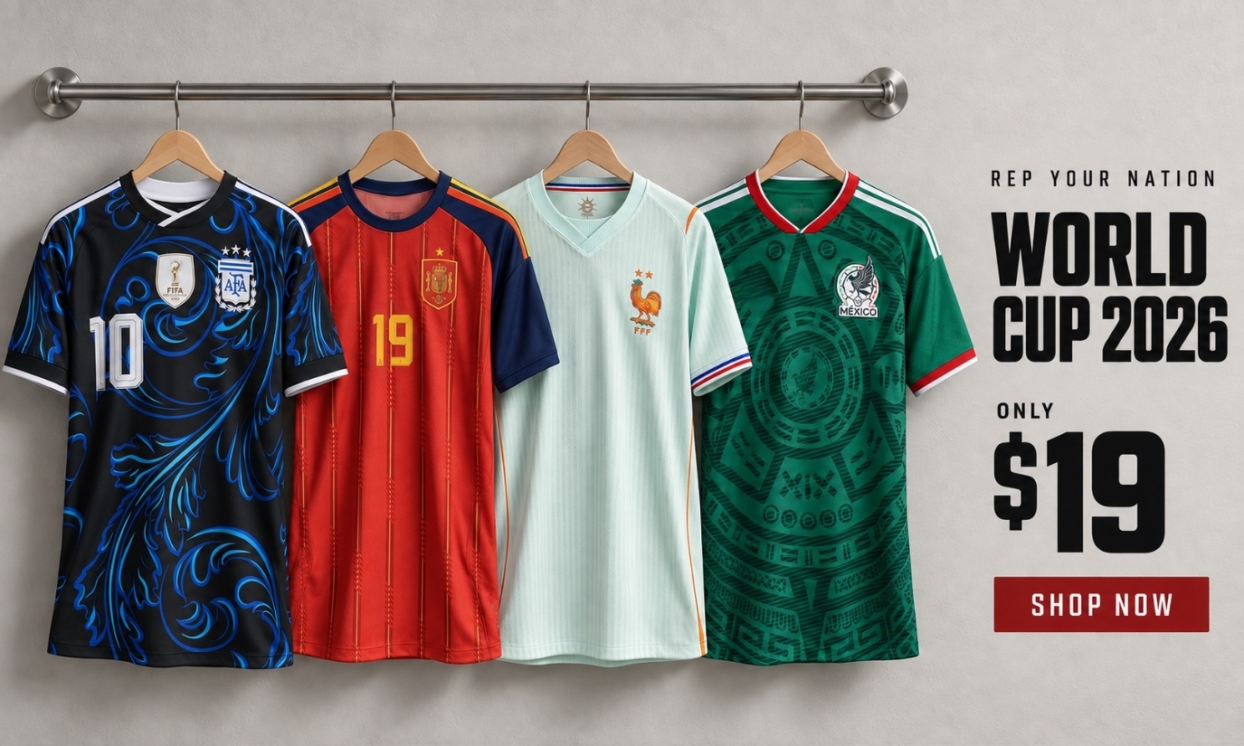 Shop the 2026/27 jersey collection — only $19