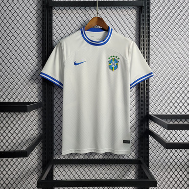 brazil white football shirt