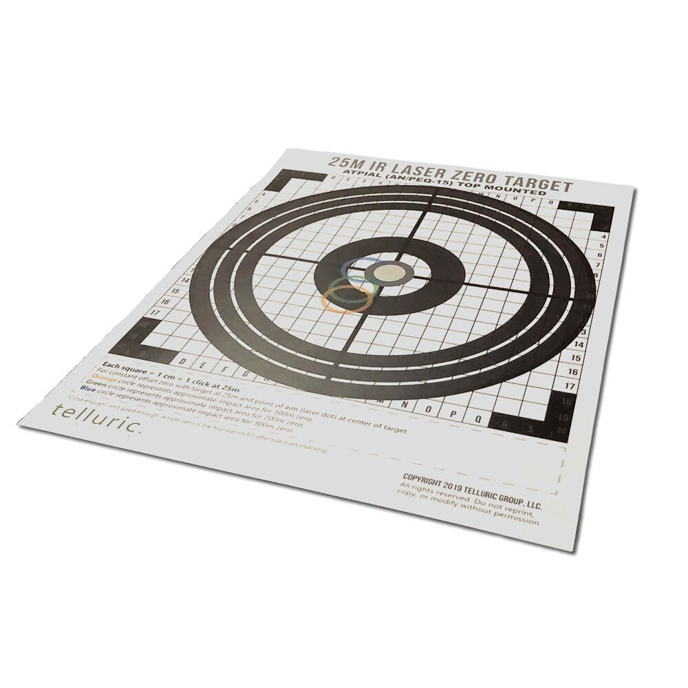 IR Laser Zero Targets (Fixed Zero Distance)