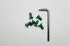 Vertex Titanium Steering Wheel Bolts (Green)