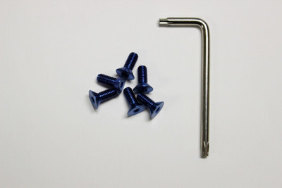 Vertex Titanium Steering Wheel Bolts (Blue) Vertex Titanium Steering Wheel Bolts (Blue)