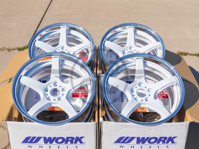 Work Emotions T5R2P - 18x9.5 +22 - White Disk Work Emotions T5R2P - 18x9.5 +22 - White Disk