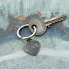 Michigan Love Heart Keychain