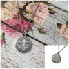 'Don't worry, be happy' Bee necklace