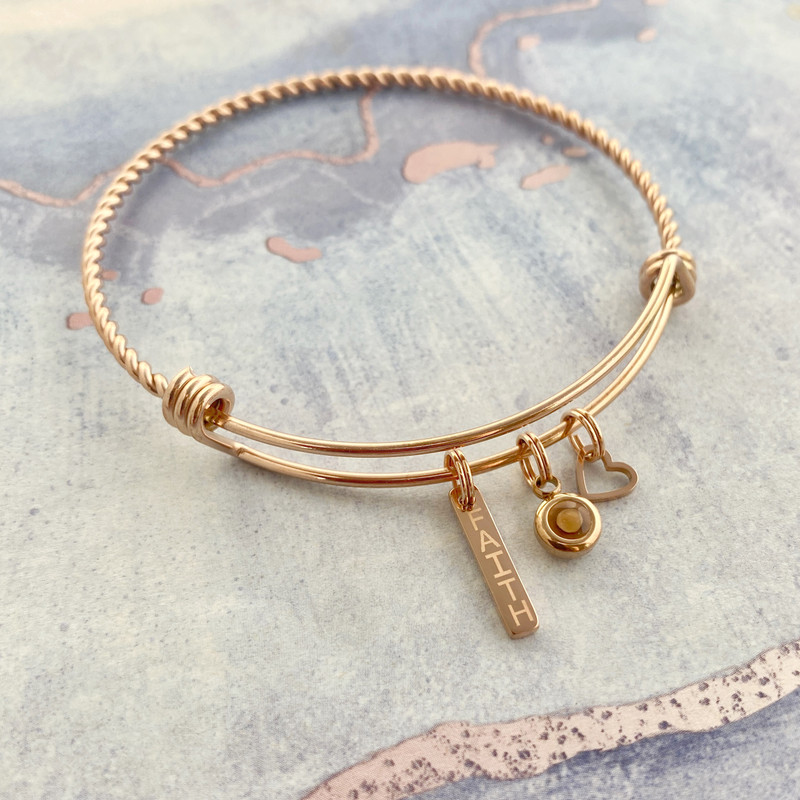 Mustard seed FAITH expandable bracelet My Captured Journey