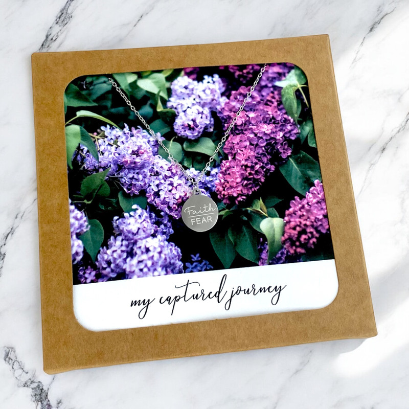 Faith over Fear necklace