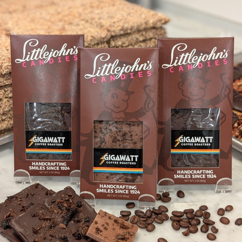 Milk and Dark chocolate bars with coffee