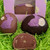 Chocolate walnut buttercream eggs in milk and dark chocolate. Large egg in outer window box