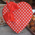 Red and White Polka Dot heart box