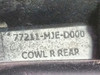 16 Honda CBR 650 Black Rear Right Cowl Trim 77211-MJE-D000 16 Honda CBR 650 Black Rear Right Cowl Trim 77211-MJE-D000