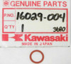 KAWASAKI JS400 JS550 A1 SAMURAI FLOAT VALVE SEAT GASKET OEM 16029-004 QTY 2 KAWASAKI JS400 JS550 A1 SAMURAI FLOAT VALVE SEAT GASKET OEM 16029-004 QTY 2