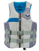JetPilot Fleet Neoprene 2-Buckle PFD SILVER/BLUE Size XL XXL WJP-21238-SV-2L
