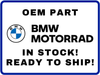 Original BMW Motorrad Black Frame Fairing Plug 46547683160