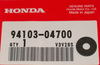HONDA CBR1000RR 2018 - WASHER, PLAIN (4MM) 94103-04700 HONDA CBR1000RR 2018 - WASHER, PLAIN (4MM) 94103-04700