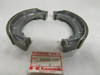 NOS 1981-1982 Kawasaki KDX450 KDX420 KDX250 Rear Brake Shoe Set 41048-1018