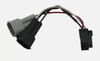 CUSTOM DYNAMICS Harley 14up Road King LED TruBEAM H4 Adapter Harness 2001-1264