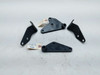 07 Moto Guzzi Breva 1100 Engine Motor Mount Bracket Set
