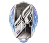 2018 Fly Racing Toxin Resin Helmet (Blue/Black) Size Youth Small 73-8523YS