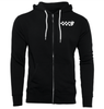 NEW THOR RACING MEN'S CHECKERS ZIP UP FLEECE HOODIE BLACK SIZE XL 3050-5818