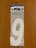FACTORY EFFEX 8" WHITE #9 PRO NUMBER NUMBER PLATE PART# FX02-4489