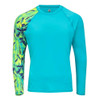 Sea-Doo Men's Long Sleeve Rashguard Shirt Adventure Turquoise [s] [Small]