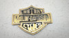 86-97 Harley Davidson XL883 Sportster Bar & Shield Gold Badge