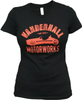 VANDERHALL BLACK/RED WOMEN'S TEE SHIRT SIZE SMALL 69221611