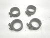 84 85 Honda VF1100S Sabre V65 Carburetor Intake Manifold Boot Clamps Set
