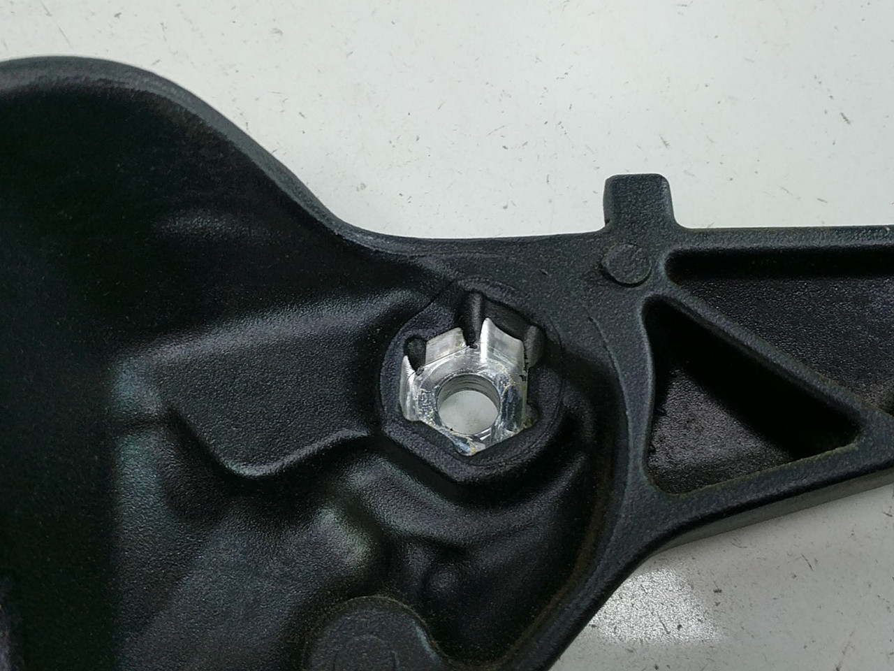 12 Ducati Monster 696 Left Sub Frame Mount Bracket 471.3.012.21