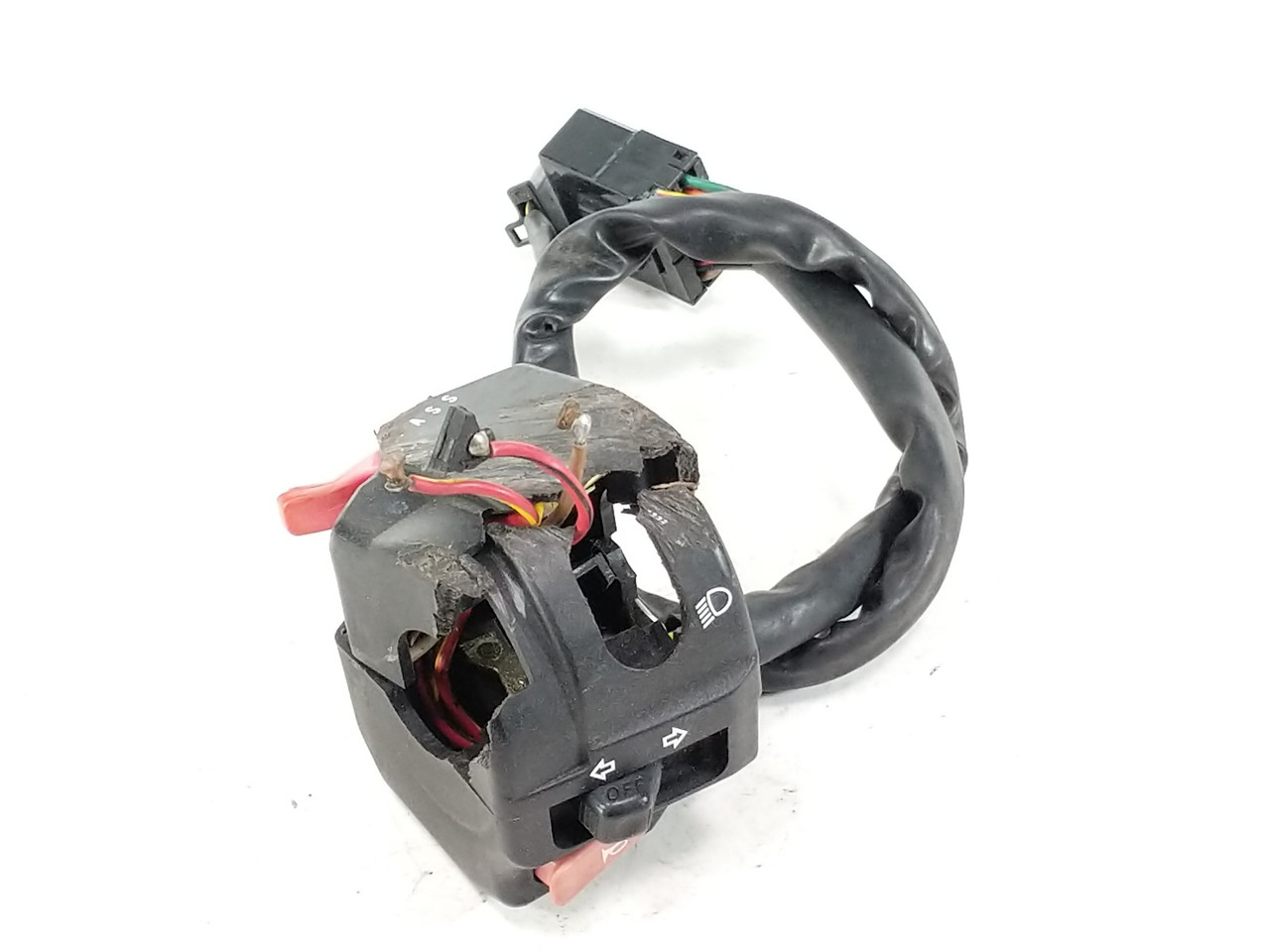 02 Triumph Daytona 955i Left Handle Bar Control Switch DAMAGED