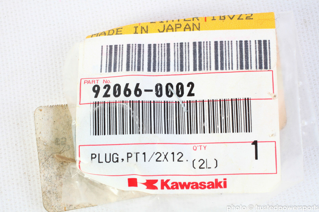 OEM Kawasaki KLX450 ZX600 ZX900 KX450 VN1500 Cylinder Head Plug 
