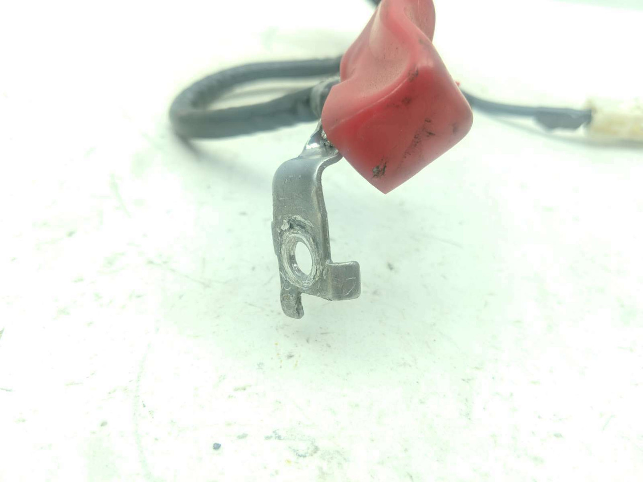 ☺︎① 08 Kawasaki Ninja ZX14 Battery Positive Terminal Cable Wire - Sun
