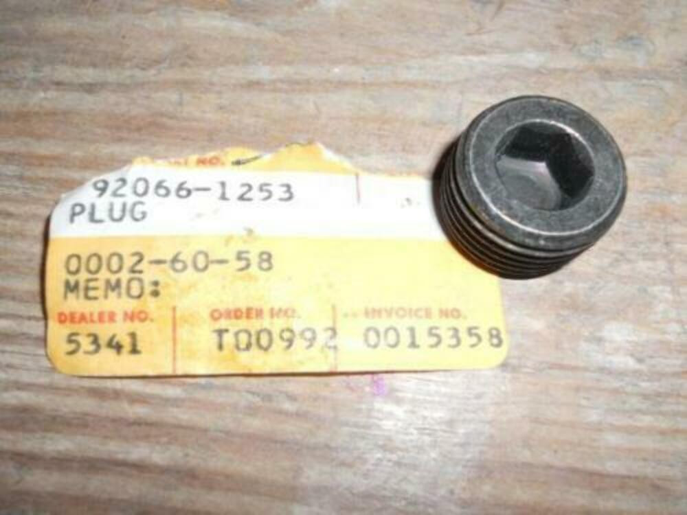 NOS Kawasaki Cylinder Head Plug VN1500 ZG1200 ZX900 EL250