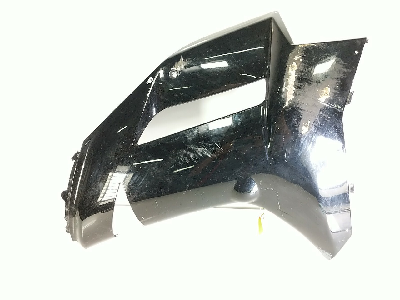 07 08 Kawasaki Ninja ZX 6 ZX6R Black Right Side Mid Fairing
