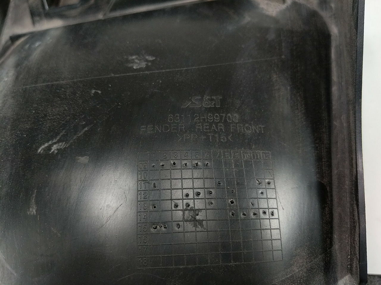 15 Hyosung GT250R GT 250 Rear Under Tail Tray Fairing Undertail
