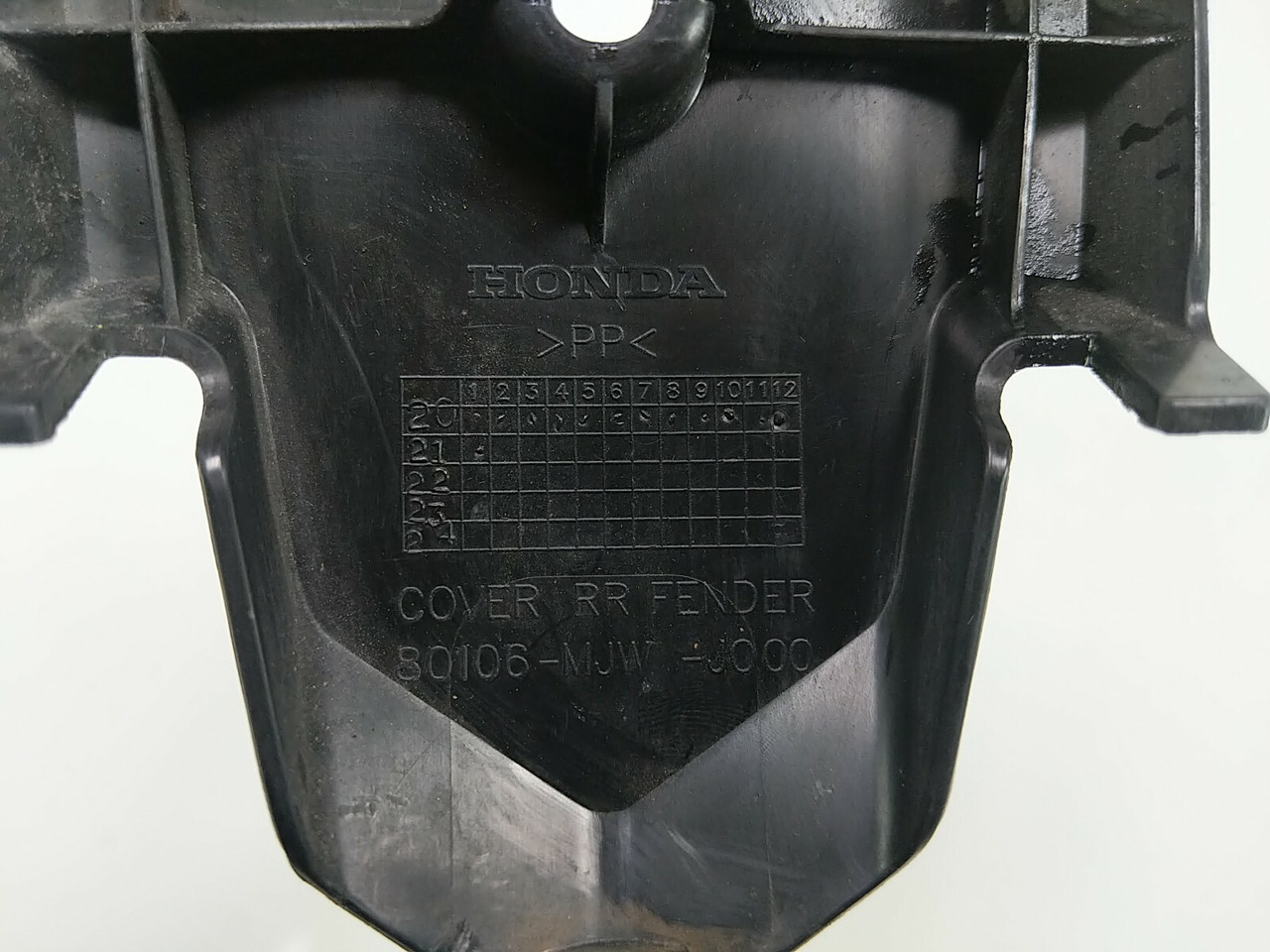 G as 21 Honda CBR500R CBR 500 Rear Right Small Fender Cover 80106