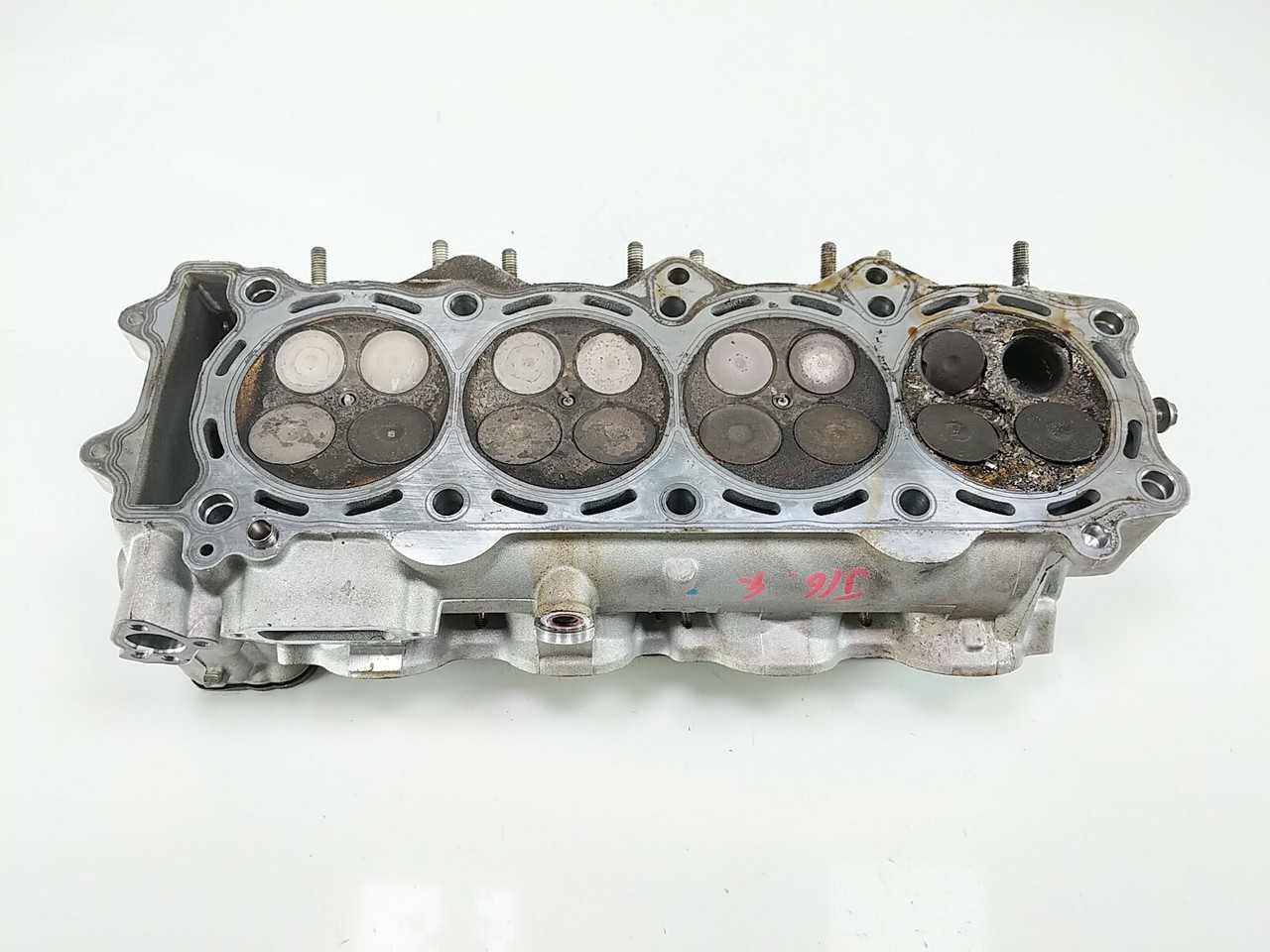 12 Kawasaki Ninja ZX14 Engine Motor Cylinder Head Damaged