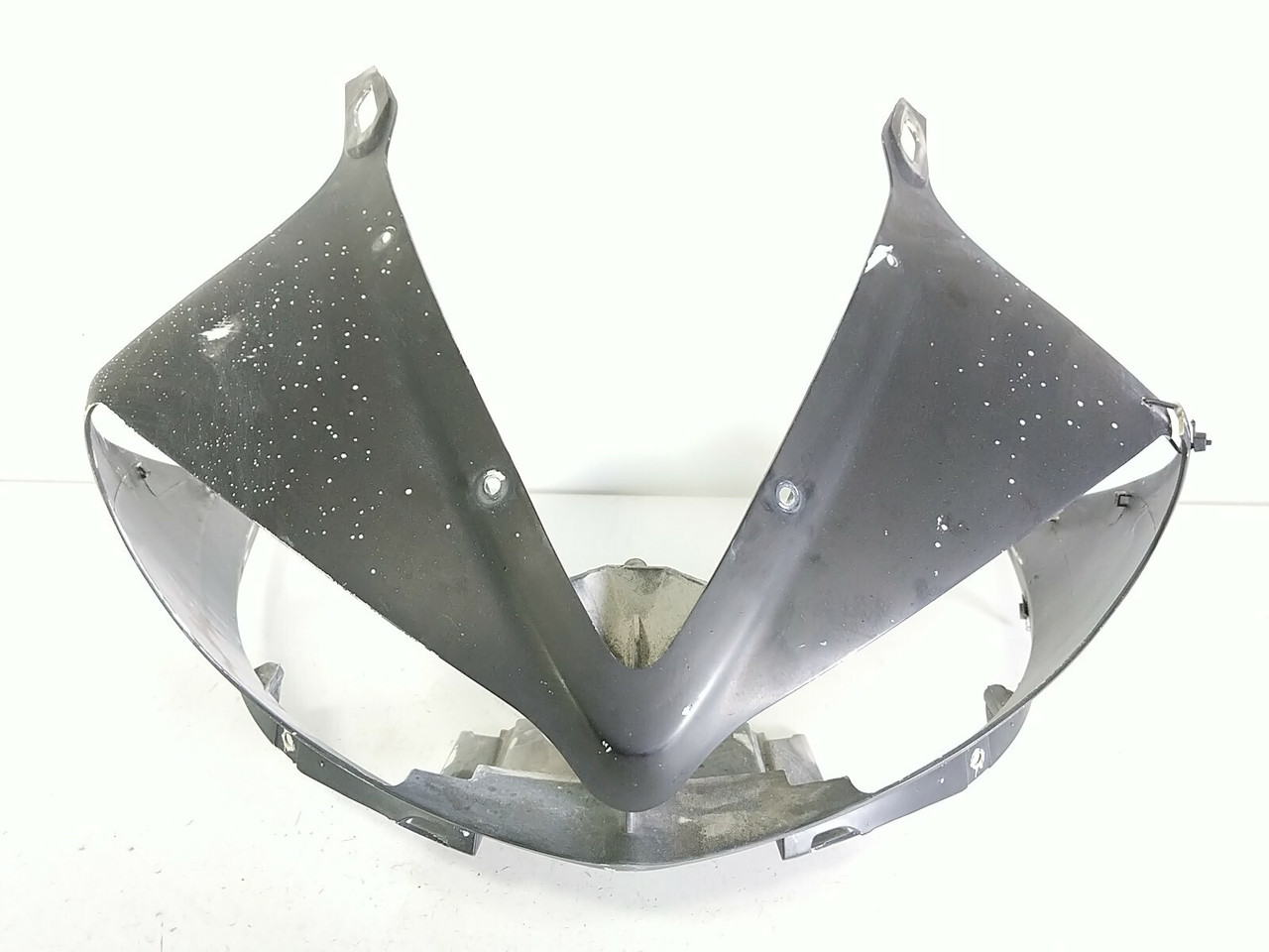 04 Yamaha YZF-R6 R6S Black Front Upper Headlight Fairing Plastic