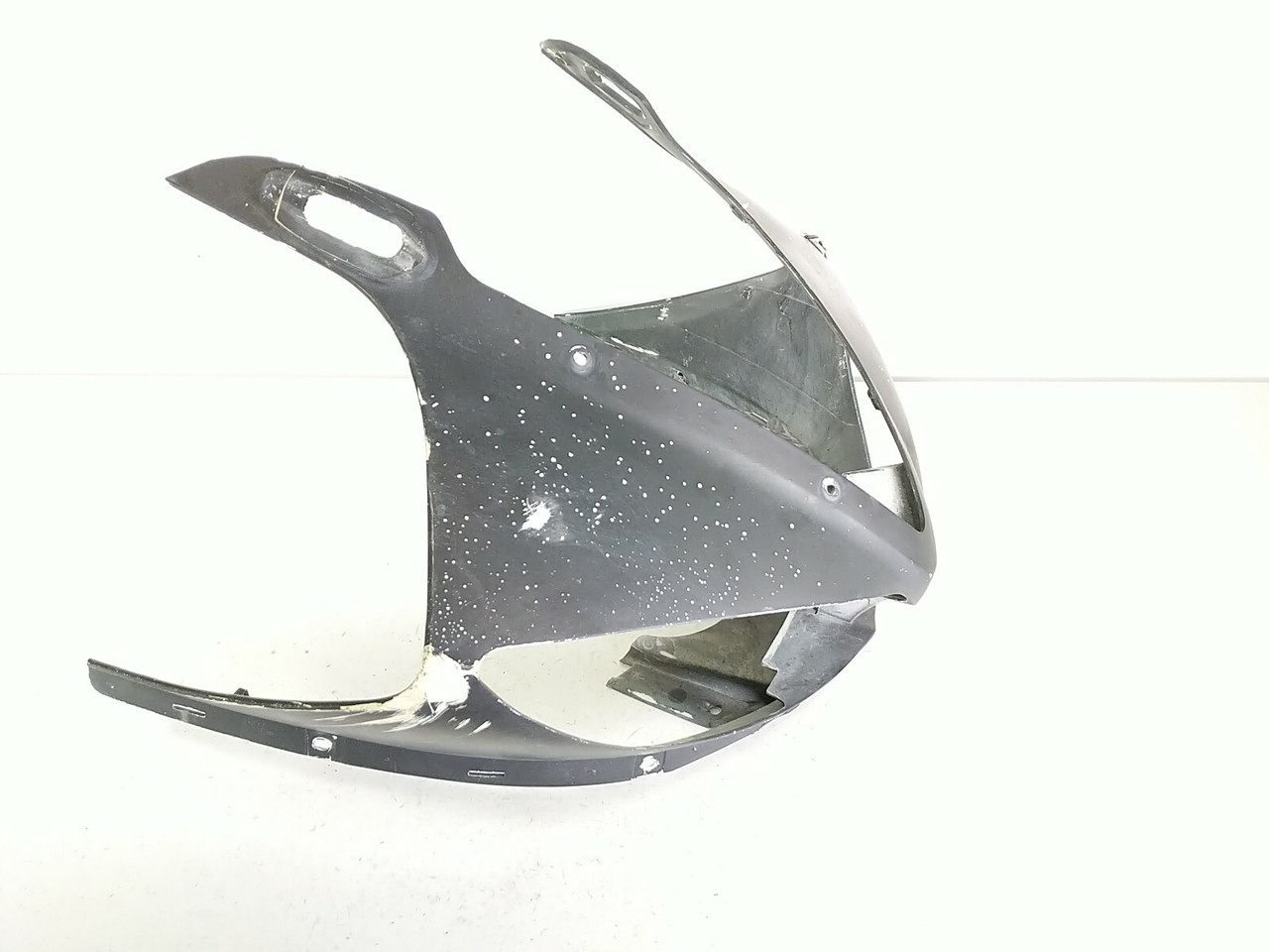 ろっく 04 Yamaha YZF-R6 R6S Black Front Upper Headlight Fairing Plastic