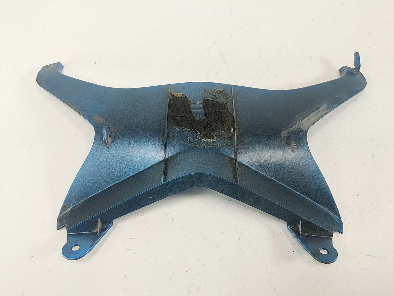 09 Kawasaki Ninja ZX6R Blue Center Tail Cowl Cover Plastic 36040