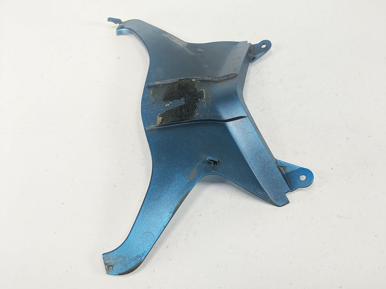 09 Kawasaki Ninja ZX6R Blue Center Tail Cowl Cover Plastic 36040