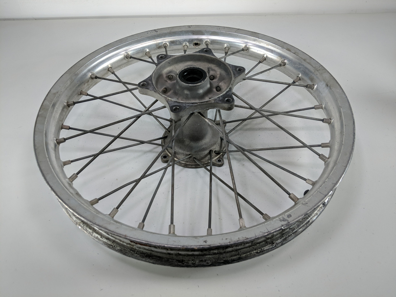 09 Honda CRF250R CRF 250 Rear Wheel Rim N19x1.85 Damaged Bent