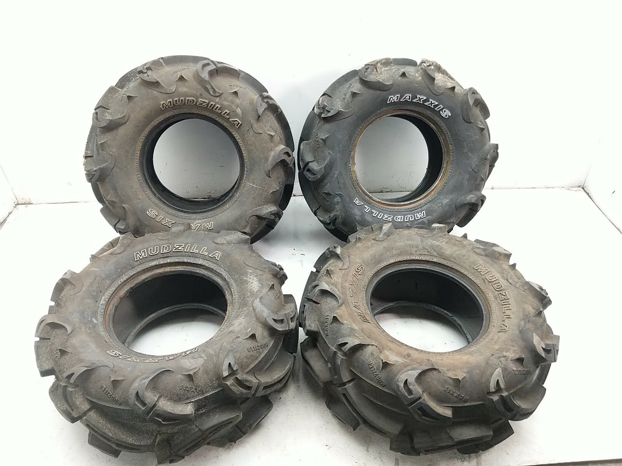 08 Polaris RZR 800 Front Rear Tire Set MAXXIS Mudzilla AT 28x12-12 3805 -  Sun Coast Cycle Sports | Used Motorcycle Parts